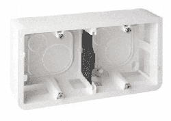 Коробка для наружного монтажа Mosaic на 4 (2х2) модуля 080285