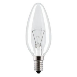 Лампа E14 40W (свеча прозрачная) Osram 