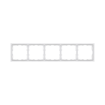 Рамка 5-постовая, белый матовый Kollinger Eclipse EC5WH EC5WH