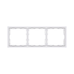 Рамка 3-постовая, белый матовый Kollinger Eclipse EC3WH EC3WH