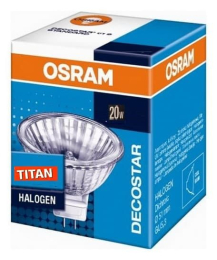 Лампа галогенная Osram GU5,3  20W 12V Titan DECOSTAR 46860 VWFL	