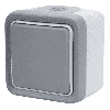 Кнопочный выключатель Plexo 10A, IP55 (цвет серый) 069720