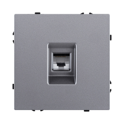 Розетка Ethernet RJ45 Cat.6, серый Kollinger Eclipse EC-017GY EC-017GY