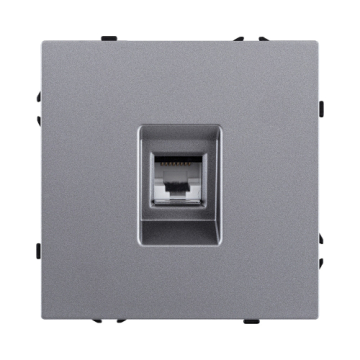 Розетка Ethernet RJ45 Cat.6, серый Kollinger Eclipse EC-017GY EC-017GY