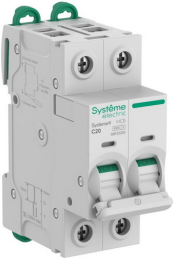 Автоматический выключатель Systeme Electric Systeme9 2P 20A 6kA (хар-ка C) S9F22220
