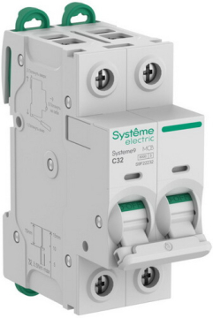 Автоматический выключатель Systeme Electric Systeme9 2P 32A 6kA (хар-ка C) S9F22232