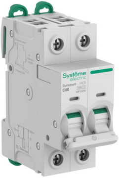 Автоматический выключатель Systeme Electric Systeme9 2P 50A 6kA (хар-ка C) S9F22250