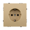 Розетка штепсельная SCHUKO 16A/250 В, золотой Kollinger Eclipse EC-014GD EC-014GD