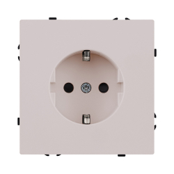 Розетка штепсельная SCHUKO 16A/250 В, кашемир матовый Kollinger Eclipse EC-014CM EC-014CM