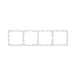 Рамка 4-постовая, белый матовый Kollinger Eclipse EC4WH EC4WH
