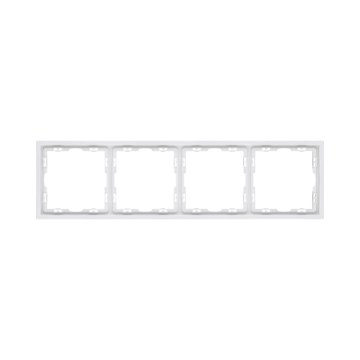 Рамка 4-постовая, белый матовый Kollinger Eclipse EC4WH EC4WH