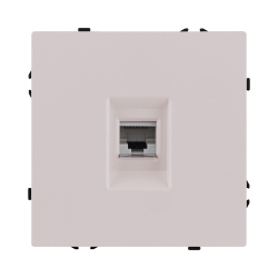 Розетка Ethernet RJ45 Cat.6, кашемир матовый Kollinger Eclipse EC-017CM EC-017CM